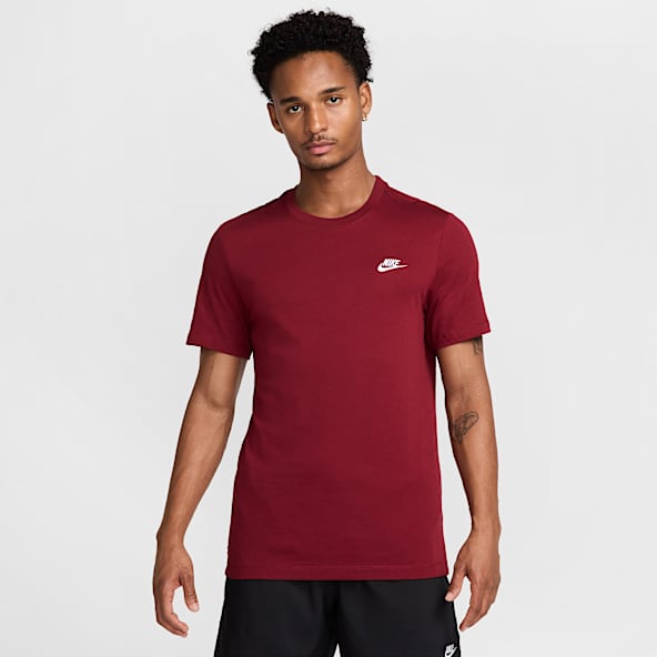 Uomo Rosso Top maglie e t shirt. Nike IT